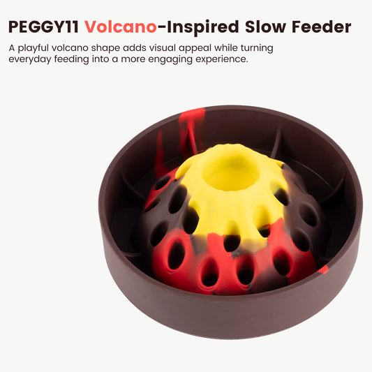 Volcano-Shaped Slow Feeder