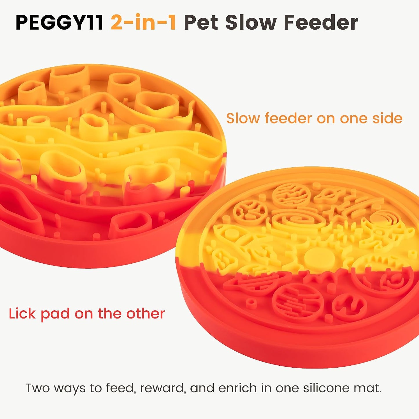 Mars-Themed Silicone Slow Feeder