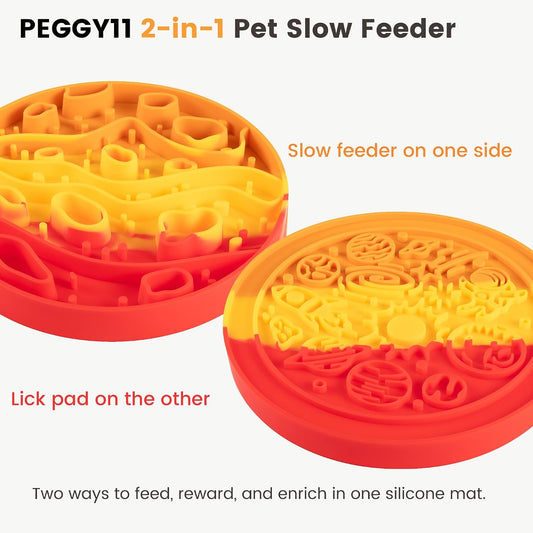 Mars-Themed Silicone Slow Feeder