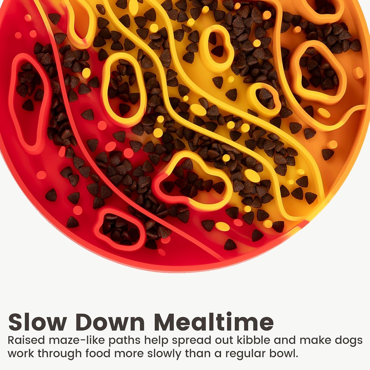 Mars-Themed Silicone Slow Feeder